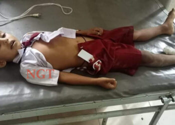 স্কুল থেকে বাড়ি ফেরার পথে মারুতি গাড়ির ধাক্কায় প্রাণ হারায় এক শিশু