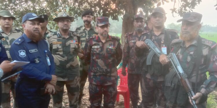 বিএসএফের গুলিতে মৃত পাচারকারির মৃতদেহ হস্তান্তর!