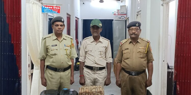 ৭৫ কেজি শুঁকনো গাঁজা উদ্ধার দেওঘর এক্সপপ্রেস থেকে