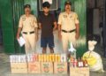 পুলিশি অভিযানে প্রচুর পরিমাণ মদ উদ্ধারের পাশাপাশি গাঁজাও উদ্ধার!