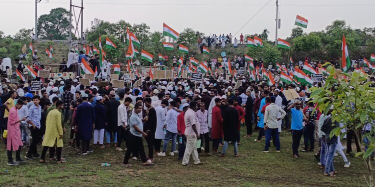বিশালগড়ে অনুষ্ঠিত ওয়াকফ আইন বিরোধী কর্মসূচি