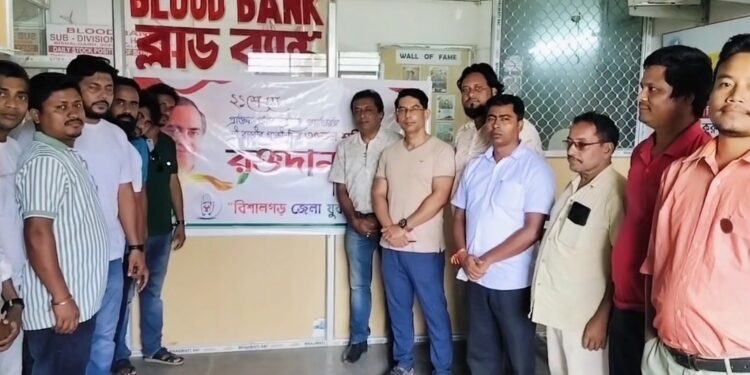 বিশালগড় ব্লক কংগ্রেস কমিটির অভিনব উদ্যোগ!