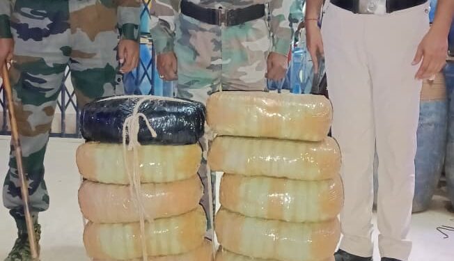 সোনামুড়া সীমান্ত এলাকায় বিপুল পরিমাণ নেশা সামগ্রী উদ্ধার!