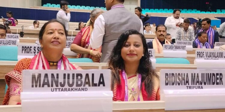 শিক্ষক দিবসে রাষ্ট্রপতির হাতে পুরস্কৃত ত্রিপুরার বিদিশা