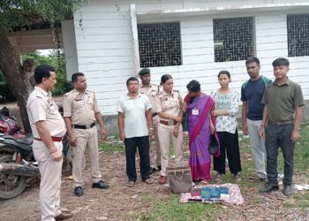 বিপুল পরিমাণ নেশা সামগ্রী সহ পুলিশের হাতে আটক এক মহিলা