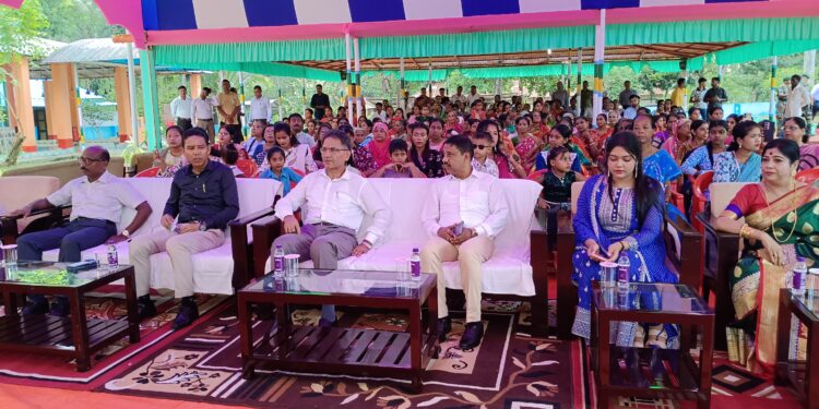 টিএসআর প্রথম ব্যাটেলিয়ান আয়োজিত দুর্গাপূজোর শুভ উদ্বোধন