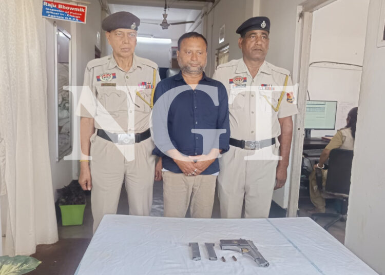 পিস্তল ও গুলি সহ গ্রেপ্তার বিএমএস নেতা সুব্রত দও!